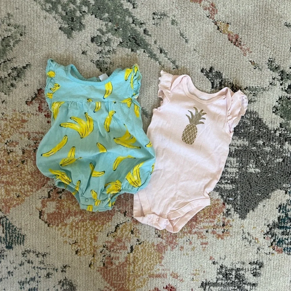 Baby Girl Tropical fruit Romper & One Piece Old Navy + bundles Place